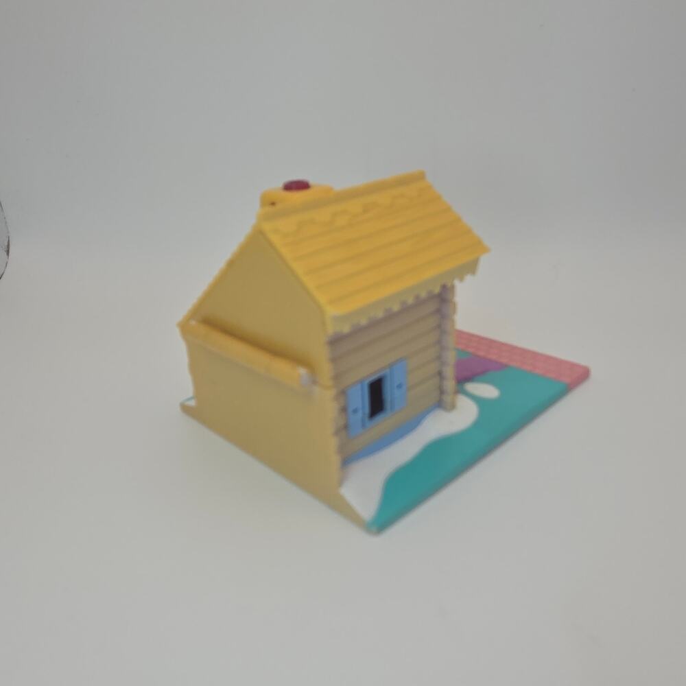 Vintage 1993 Polly Pocket Bluebird Ski Lodge Ski Chalet with 1 Figure - Picture 8 of 11